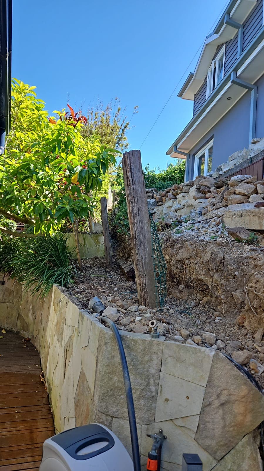 Collaroy slope before the retaining wall was built