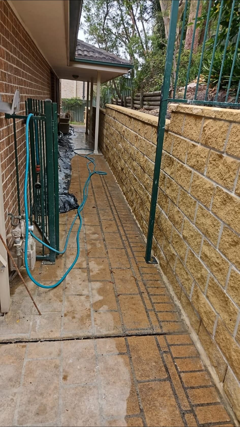 Finished Hornsby Heights retaining wall rebuild
