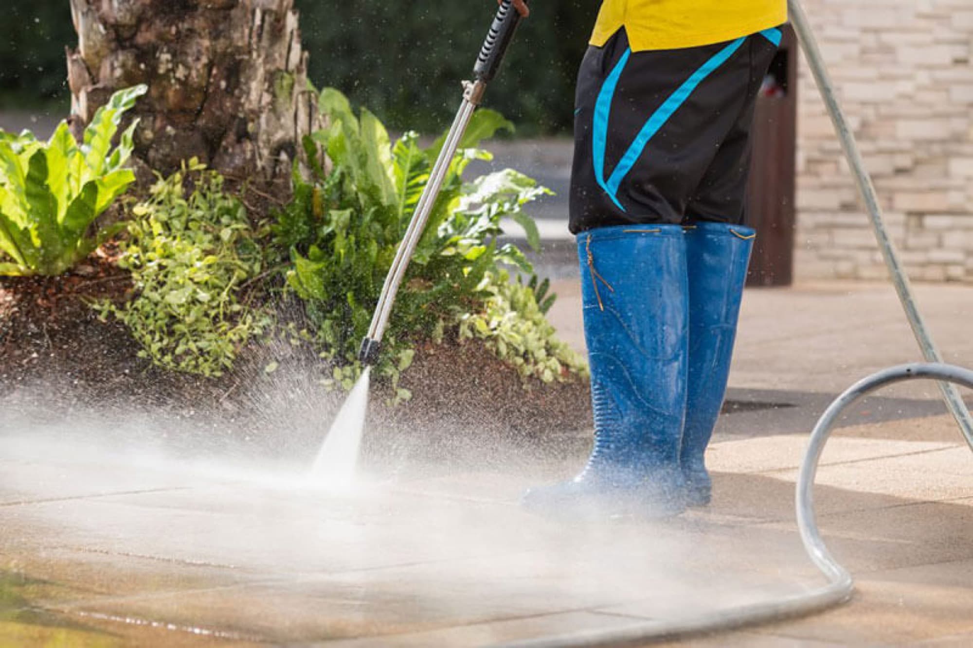 high pressure water cleaning work in Sydney